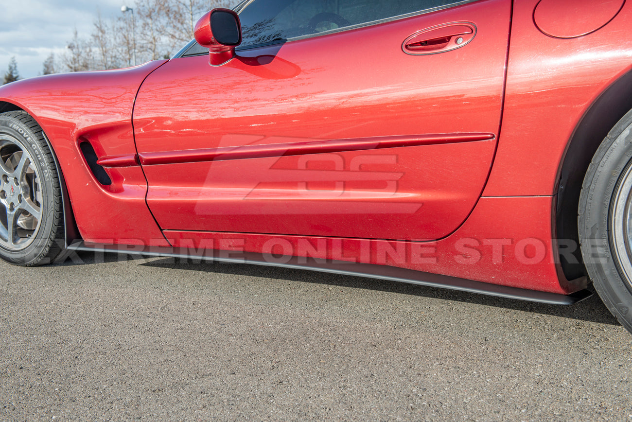 Chevrolet Corvette C5 Carbon Fiber Front Splitter & Side Skirts