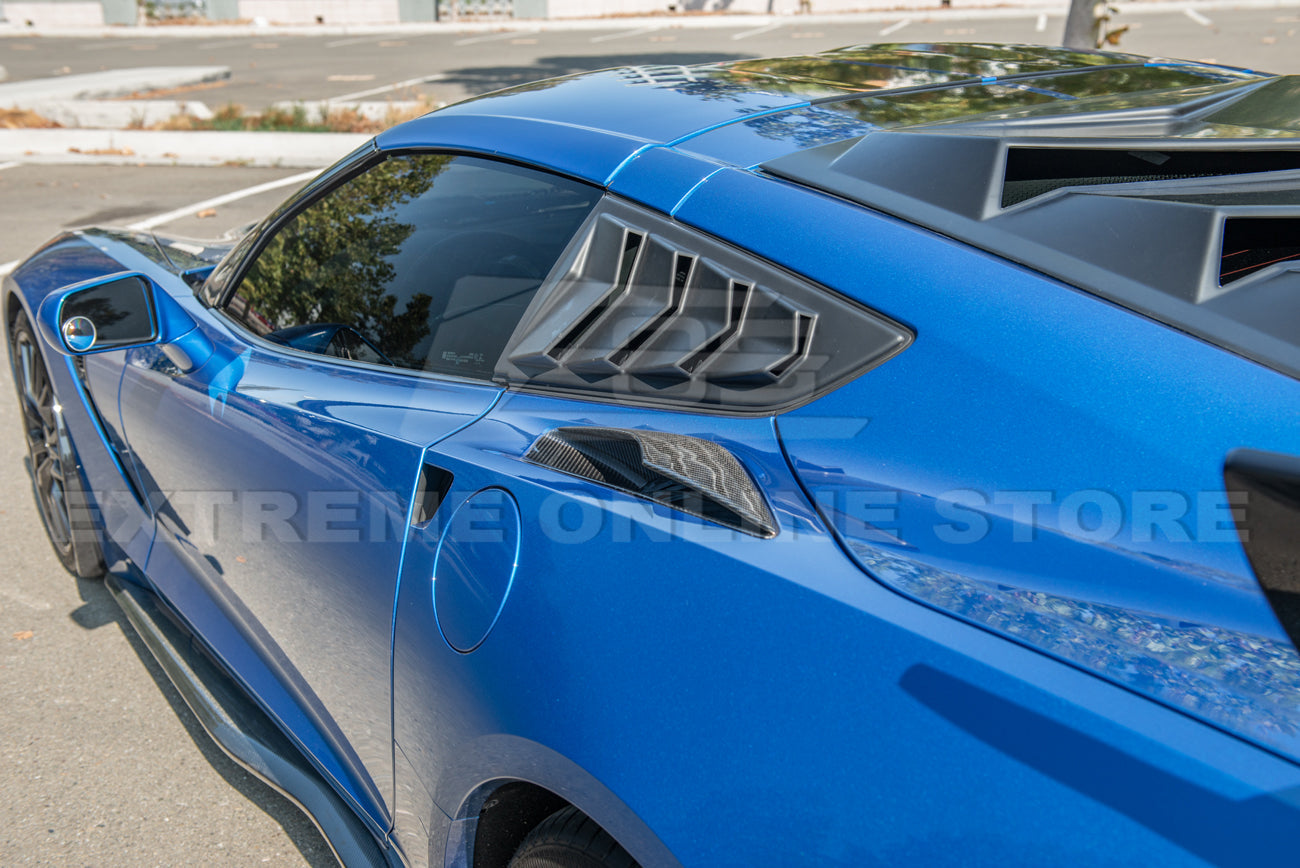 Corvette C7 Side & Rear Window Louver Cover