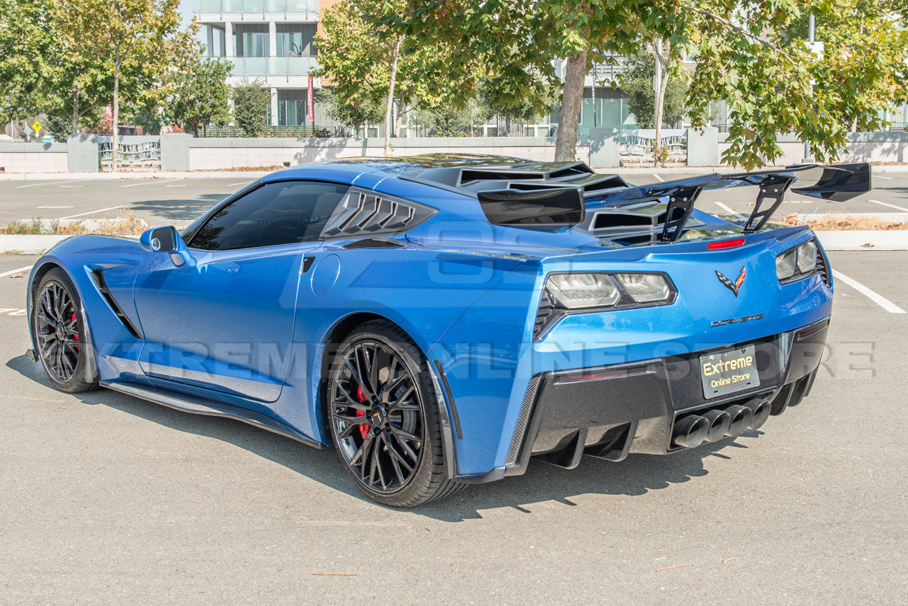 Corvette C7  Track Package Side Quarter Window Louver