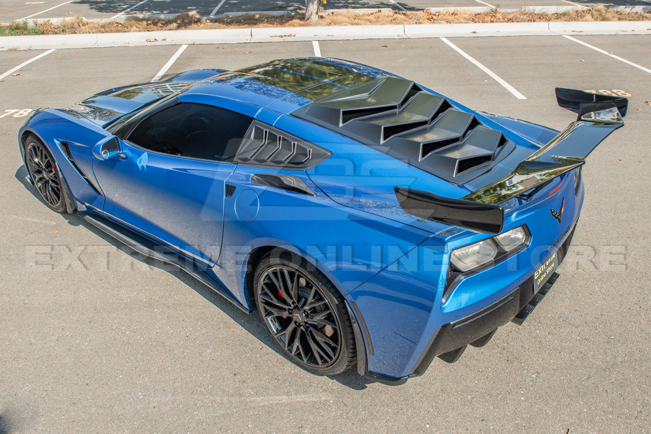 Corvette C7 Side & Rear Window Louver Cover