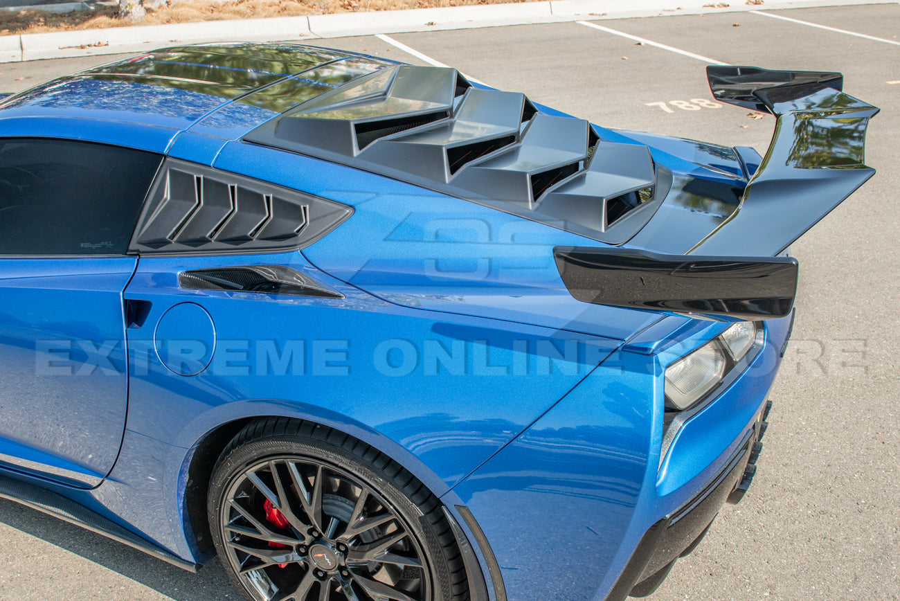 Corvette C7 Side & Rear Window Louver Cover