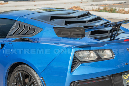 Corvette C7 Side & Rear Window Louver Cover