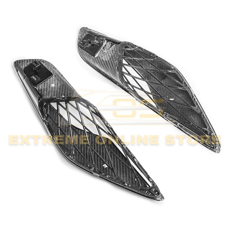 Corvette C7 Carbon Fiber Rear Quarter Intake Vents - Extreme Online Store