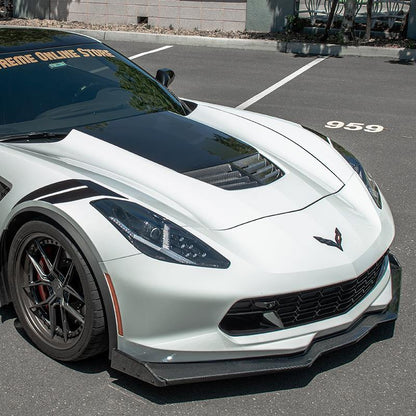 Corvette C7 Stage 2.5 ZR1 Conversion Extended Front Splitter Air Dam - Extreme Online Store