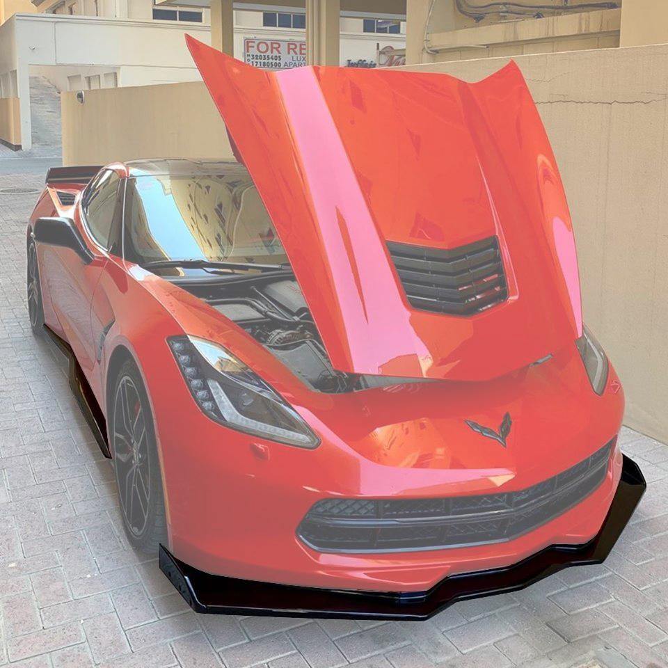 Corvette C7 Stage 2.5 Front Splitter & Side Skirts - Extreme Online Store