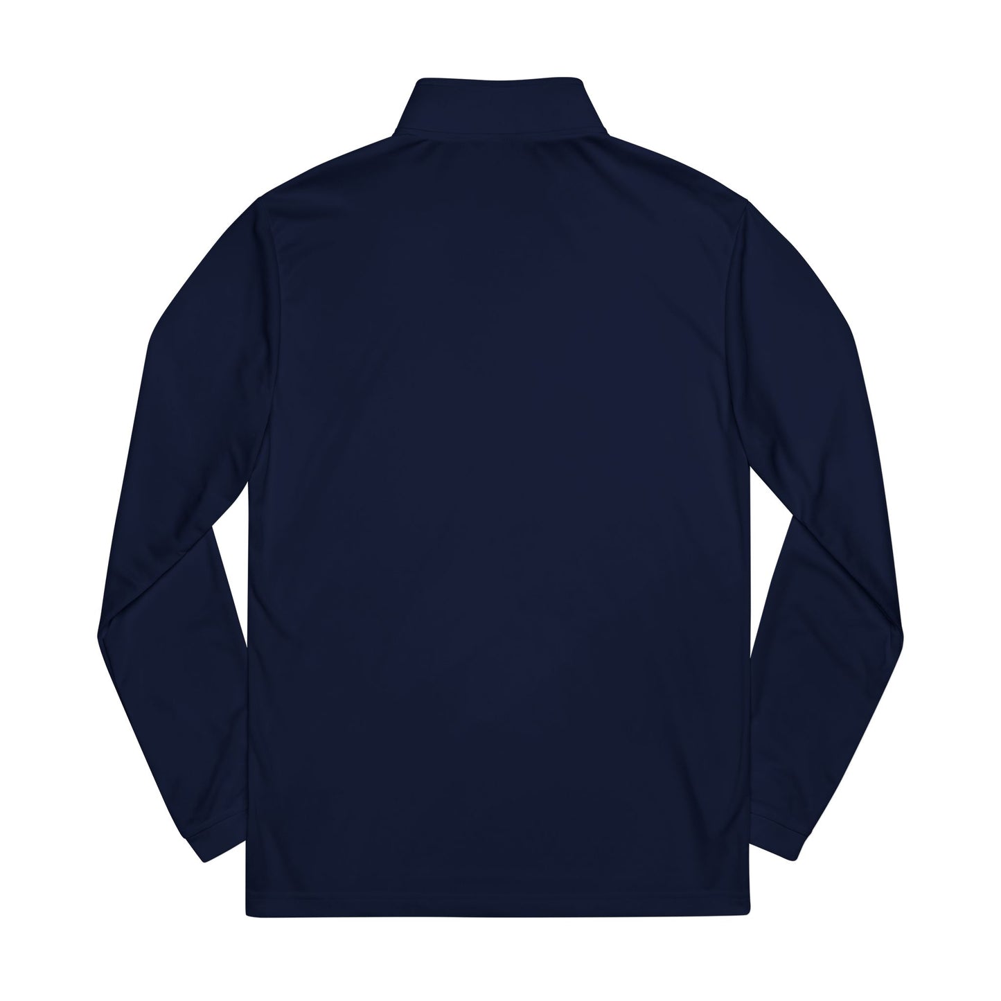 Adidas Quarter-Zip Pullover — Embroidered V-Logo Performance Top