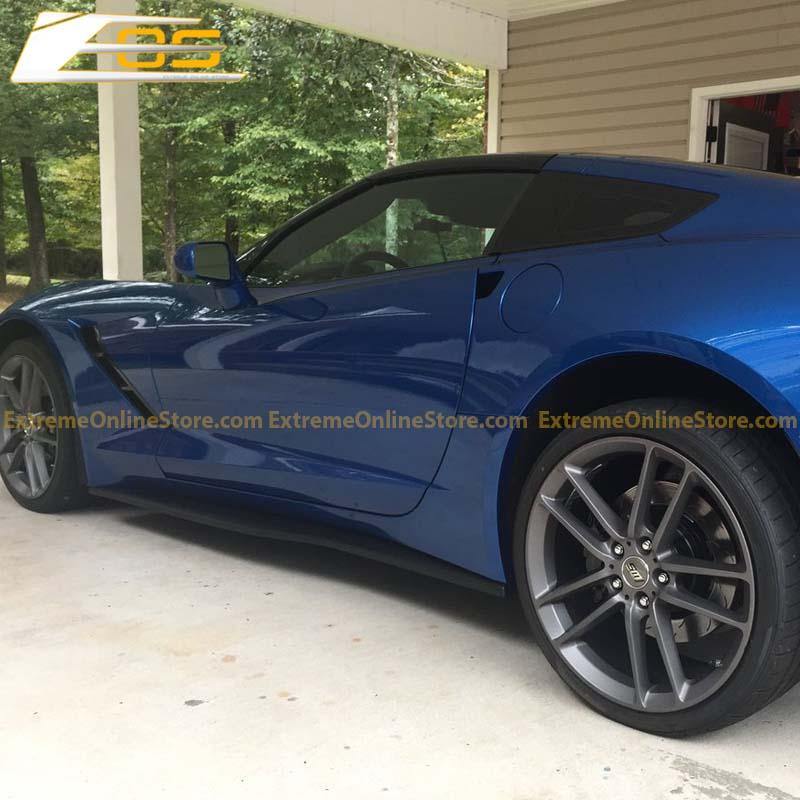 Corvette C7 Stingray / Z51 Carbon Flash Side Skirts Rocker Panels - ExtremeOnlineStore