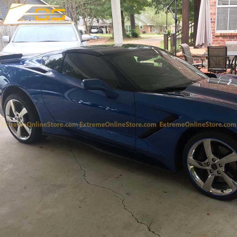 Corvette C7 Stingray / Z51 Carbon Flash Side Skirts Rocker Panels - ExtremeOnlineStore