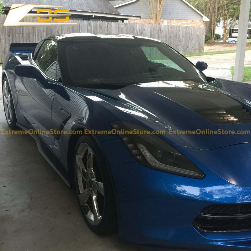 Corvette C7 Stingray / Z51 Carbon Flash Side Skirts Rocker Panels - ExtremeOnlineStore