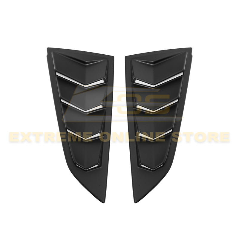 Corvette C7  Track Package Side Quarter Window Louver