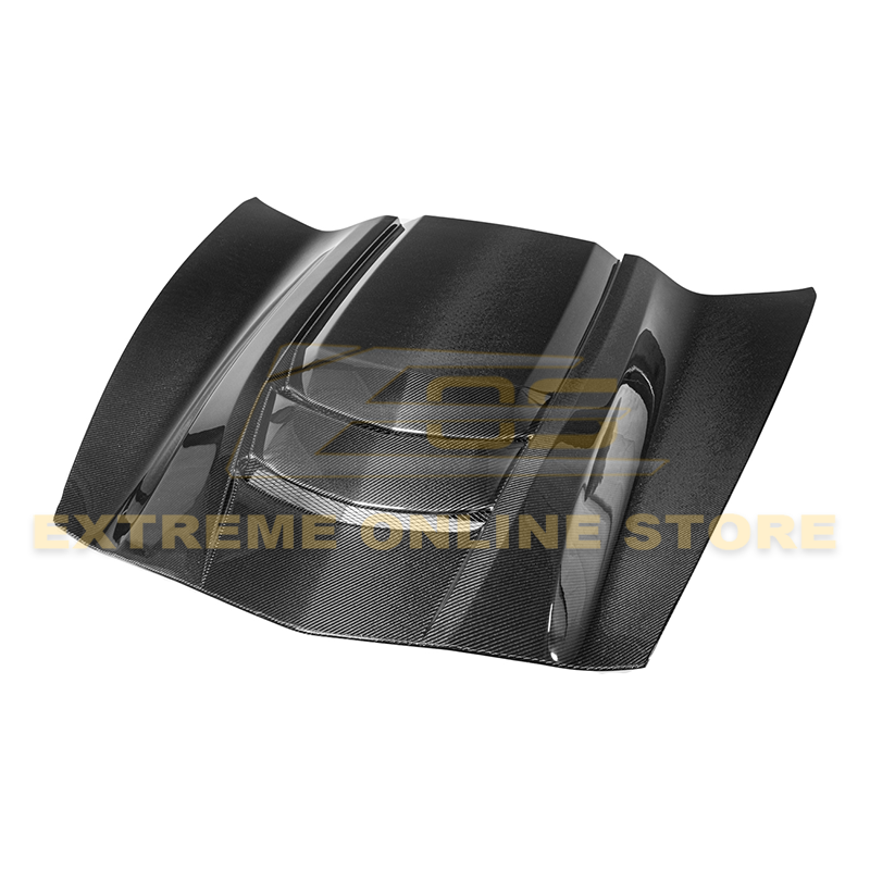 Corvette C7 Carbon Fiber Cowl Vented Extractor Hood