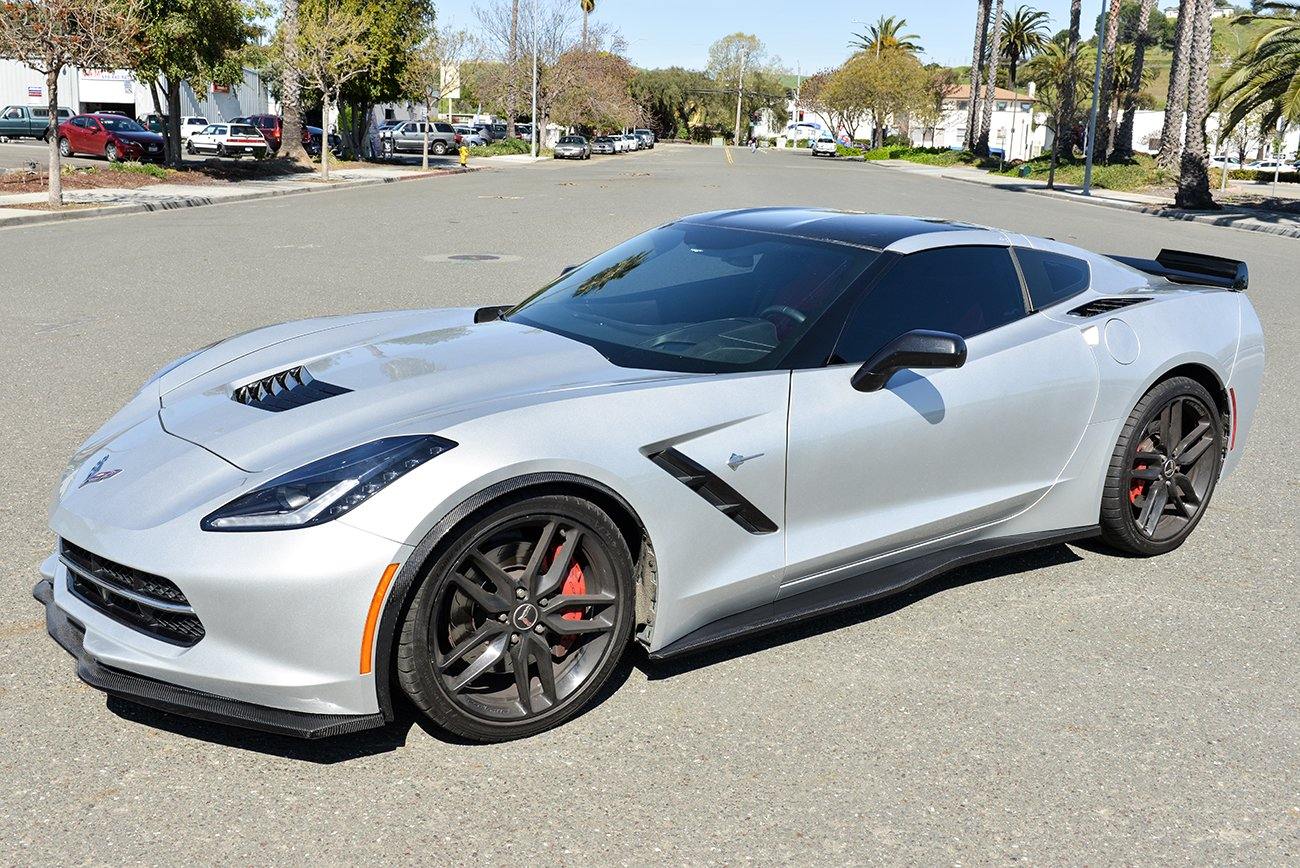 Corvette C7 Stingray / Z51 Front Splitter Lip & Side Skirts Rocker Panels - ExtremeOnlineStore