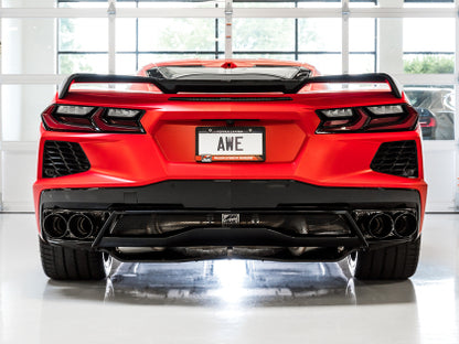 C8 Corvette AWE Tuning 2020 Chevrolet Corvette (C8) Touring Edition Exhaust - Quad Black Tips