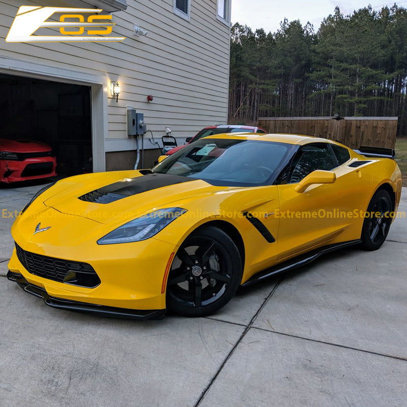 Corvette C7 Stage 2 Front Splitter Lip - ExtremeOnlineStore