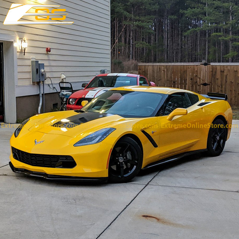 Corvette C7 Stage 2 Front Splitter Lip - ExtremeOnlineStore