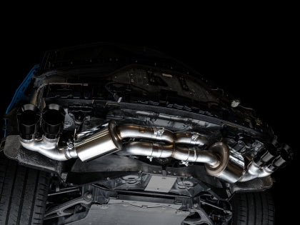 C8 Corvette AWE Tuning 2020 Chevrolet Corvette (C8) Touring Edition Exhaust - Quad Black Tips