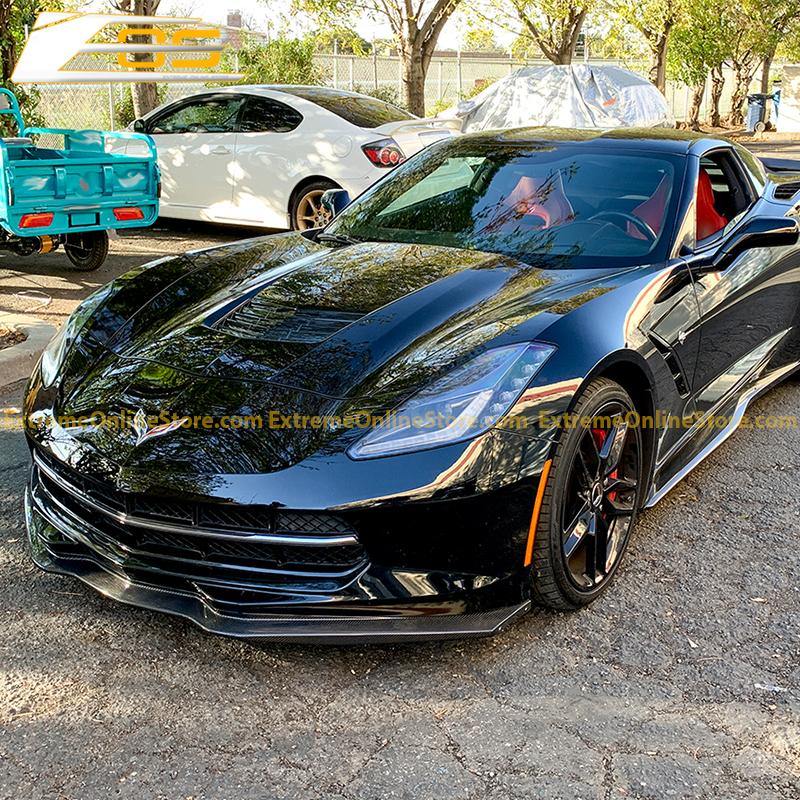 Corvette C7 Stingray / Z51 Front Splitter Lip & Side Skirts Rocker Panels - ExtremeOnlineStore