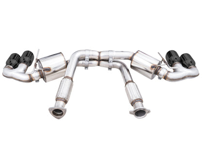 C8 Corvette AWE Tuning 2020 Chevrolet Corvette (C8) Touring Edition Exhaust - Quad Black Tips