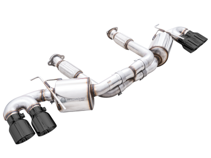 C8 Corvette AWE Tuning 2020 Chevrolet Corvette (C8) Touring Edition Exhaust - Quad Black Tips