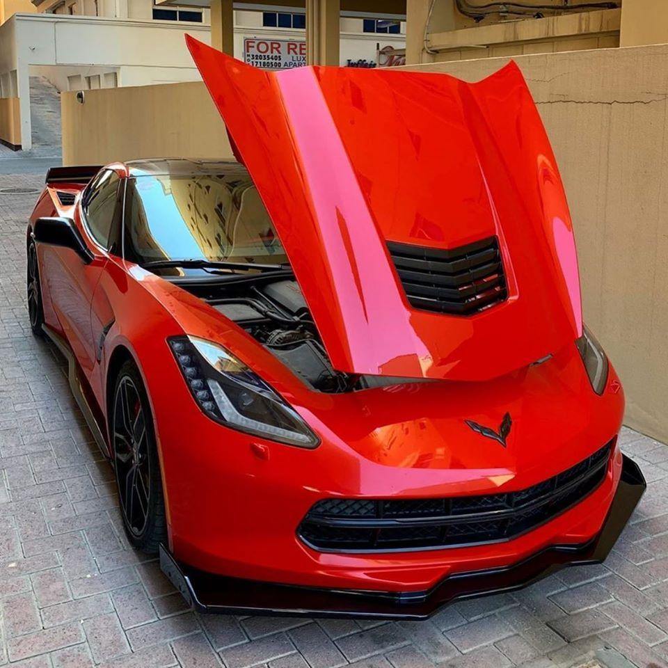 Corvette C7 Stage 2.5 ZR1 Conversion Extended Front Splitter Air Dam - Extreme Online Store