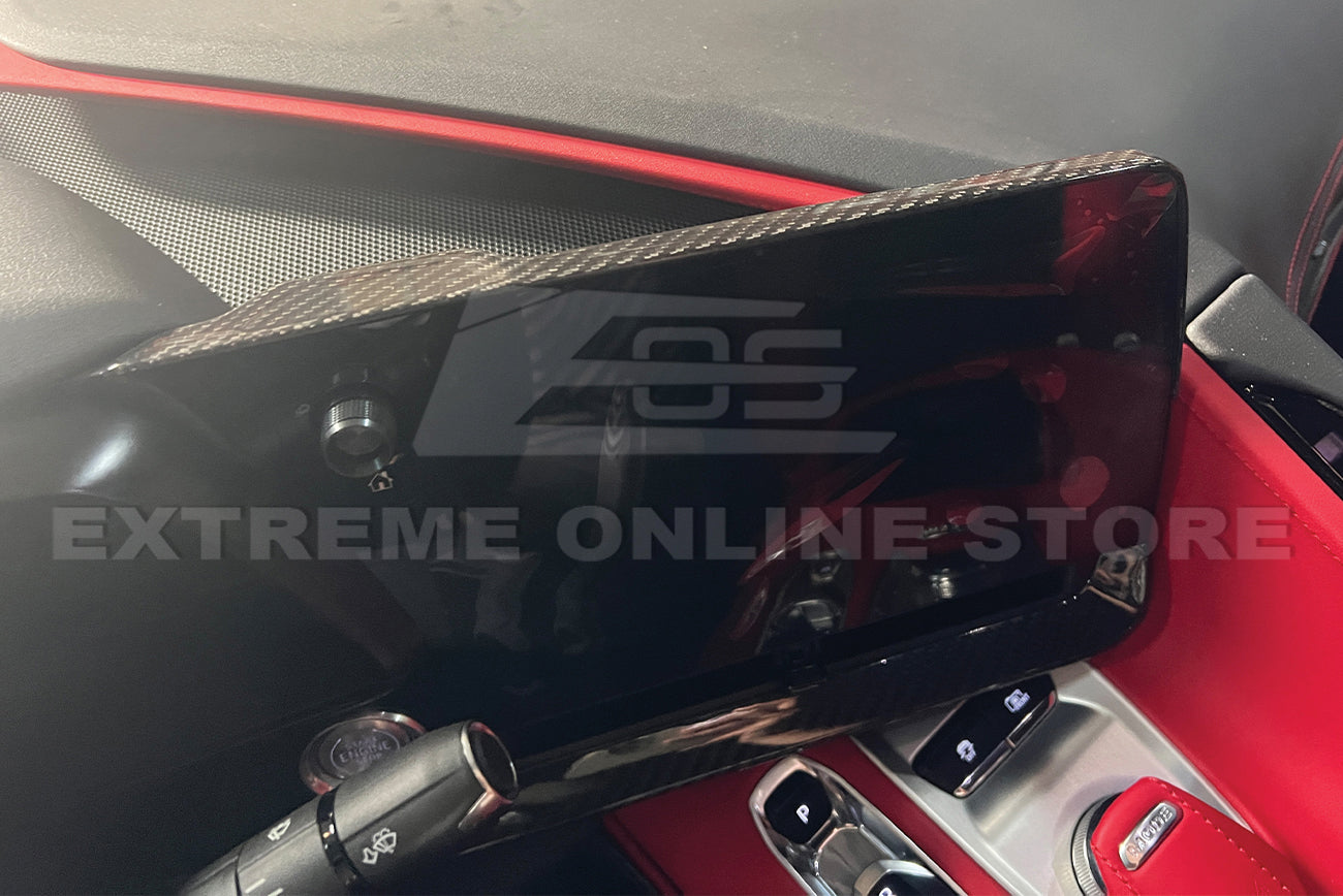 Corvette C8 Carbon Fiber Radio GPS Navigation Screen Cover