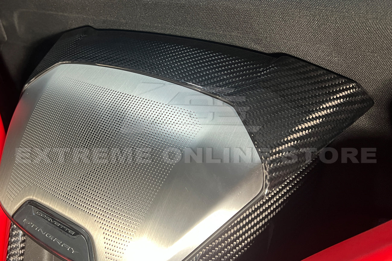 Chevrolet Corvette C8 Console Waterfall & Speaker Overlay Grill Cover