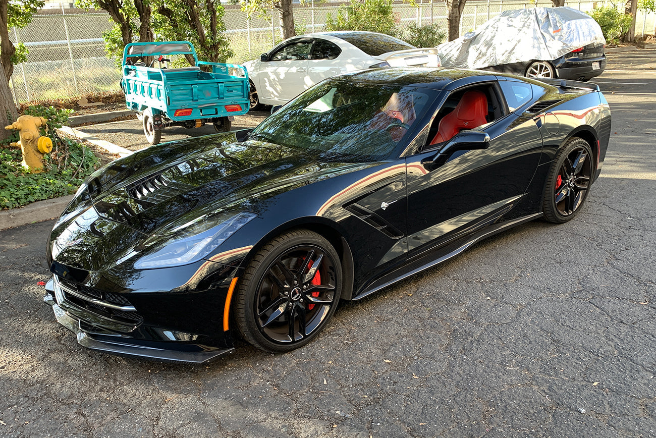 Corvette C7 Z06 Conversion Side Skirts Rocker Panels - ExtremeOnlineStore