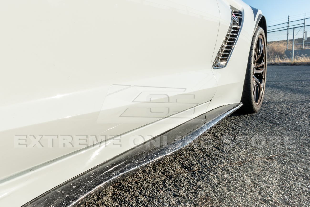 Corvette C7 Z06 Conversion Side Skirts Rocker Panels