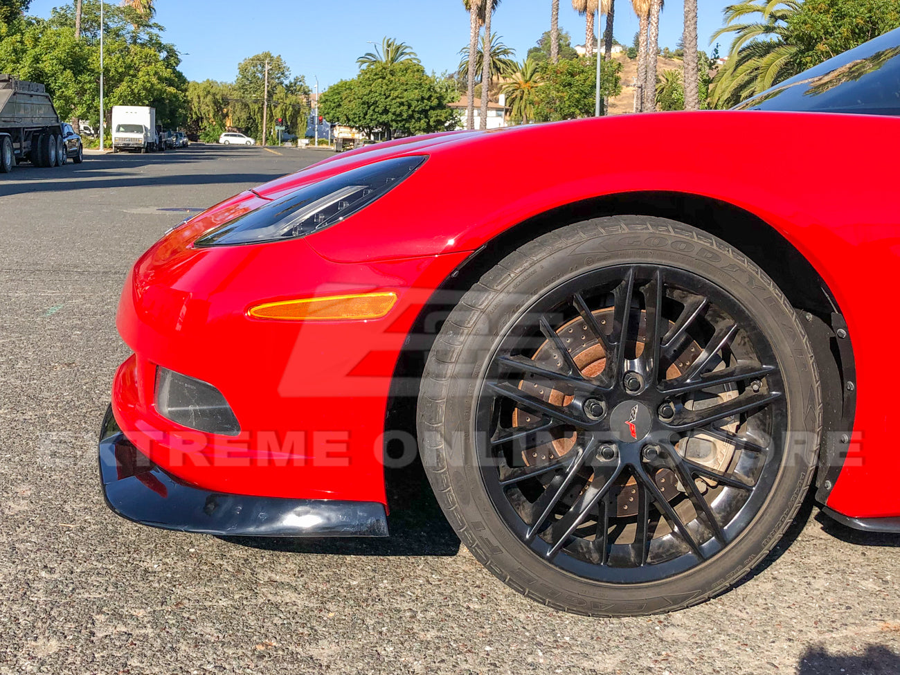 Corvette C6 Base Extended Front Splitter Lip | ZR1 Conversion Package