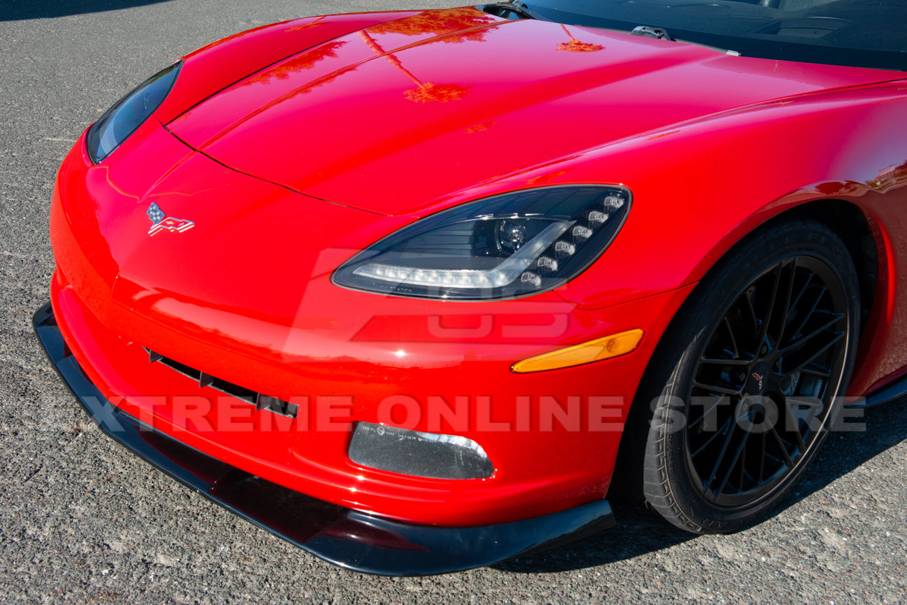 Corvette C6 Base Extended Front Splitter Lip | ZR1 Conversion Package