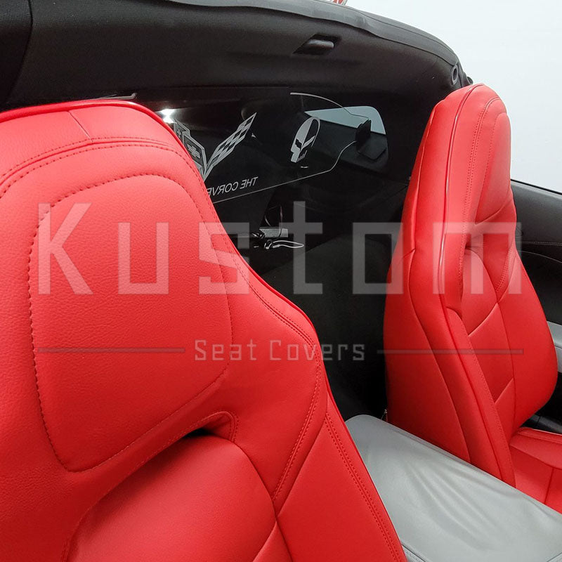 Chevrolet Corvette C7 Custom Leather Seat Covers