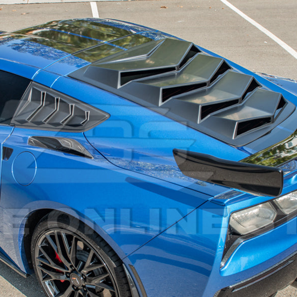 Corvette C7 Side & Rear Window Louver Cover