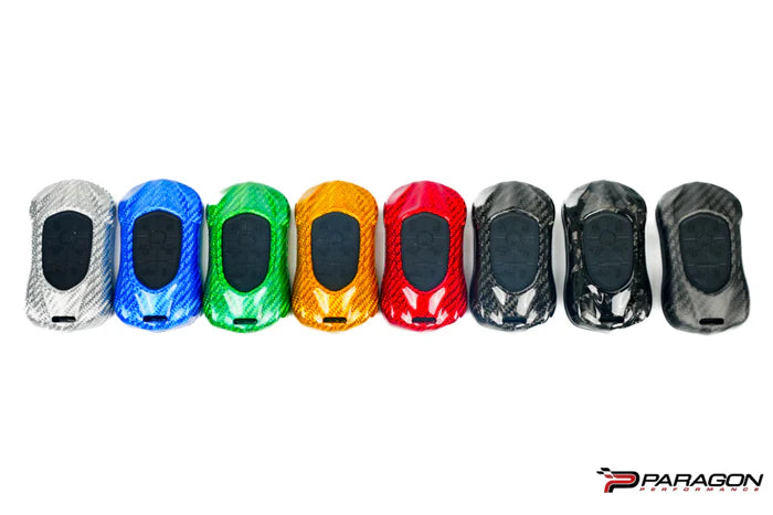 C8 Corvette Carbon Fiber Key Cover Car Shape