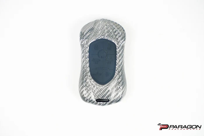 C8 Corvette Carbon Fiber Key Cover Car Shape
