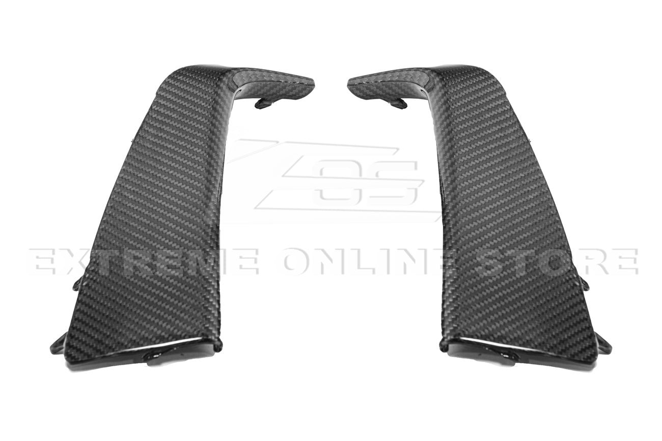 Chevrolet Corvette C7 ZR1 Carbon Fiber Front Bumper Vent Brows Insert