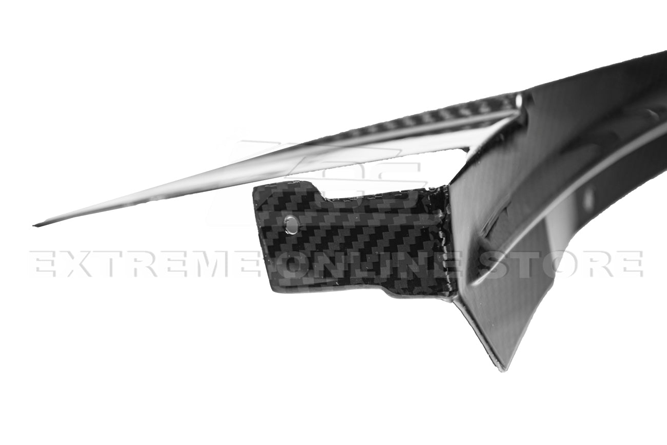 Chevrolet Corvette C7 ZR1 Carbon Fiber Front Splitter Side Winglet Extension