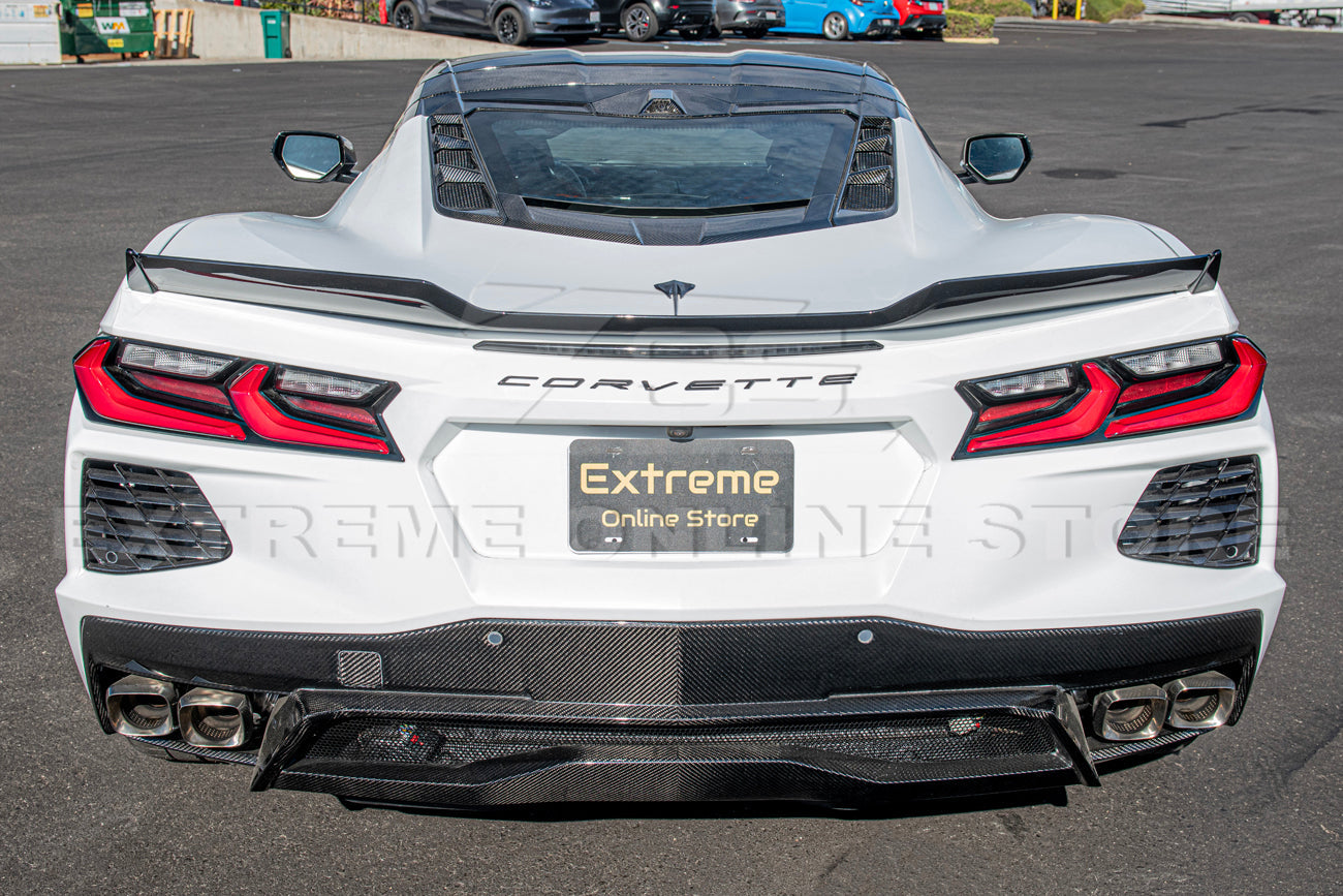 Chevrolet Corvette C8 Z06 Visible Rear Ducktail Spoiler