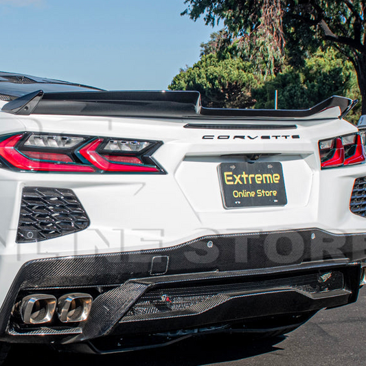 Chevrolet Corvette C8 Z06 Visible Rear Ducktail Spoiler