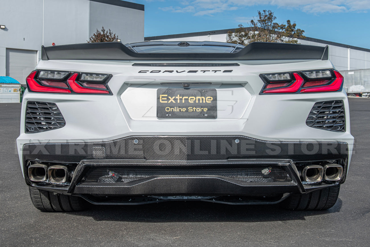 Chevrolet Corvette C8 Z06 Visible Rear Ducktail Spoiler