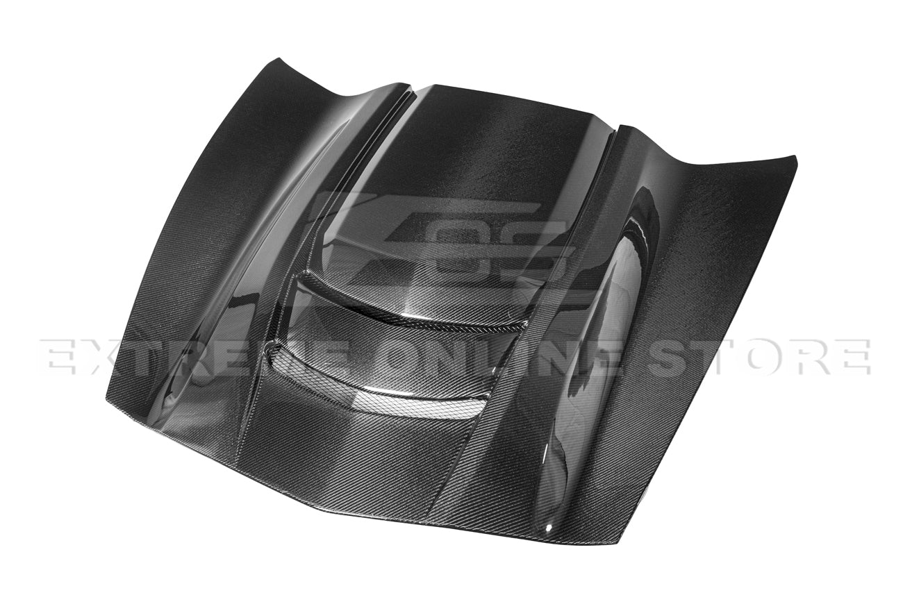 Corvette C7 Carbon Fiber Cowl Vented Extractor Hood