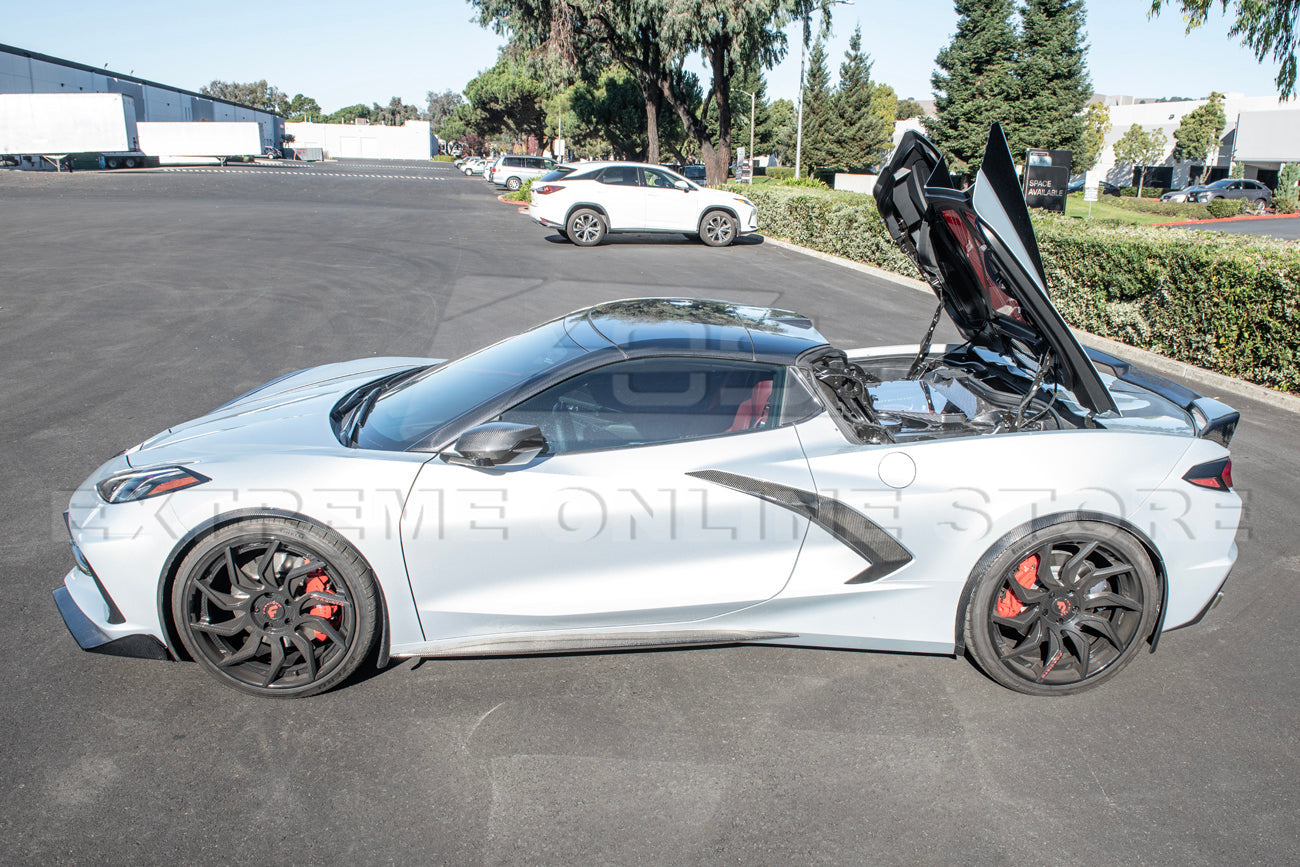 Corvette C8 HTC Carbon Fiber Engine Bay Panel Cover