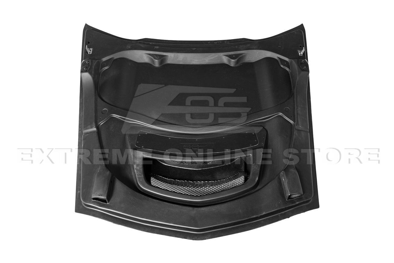 Corvette C7 Carbon Fiber Cowl Vented Extractor Hood