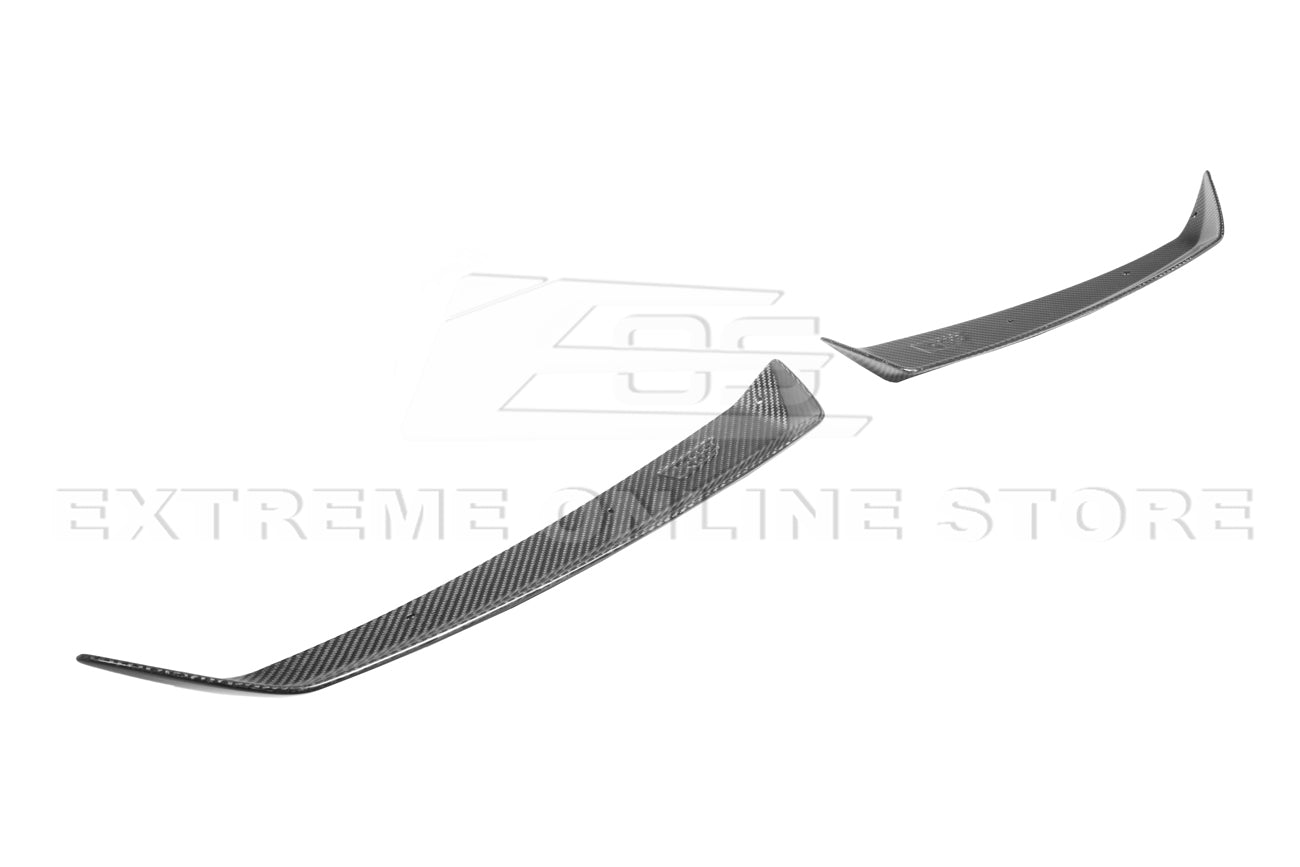 Corvette C8 Z06 Carbon Fiber Rear Wicker Bill Extension Winglets