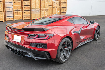 Corvette C8 Z06 Carbon Fiber Rear Trunk Ducktail Wing Spoiler
