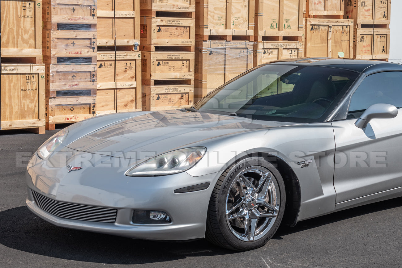 Chevrolet Corvette C6 Base Front & Rear Splash Guards Mud Flaps