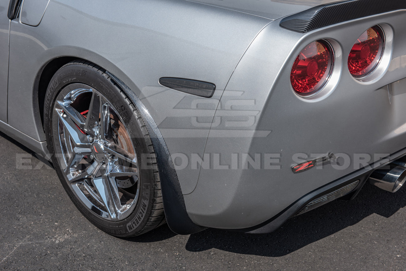 Chevrolet Corvette C6 Base Rear Splash Guards Mud Flaps