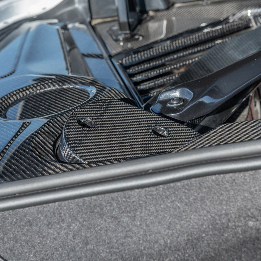 Chevrolet Corvette C8 Carbon Fiber Engine Bay Struct Covers