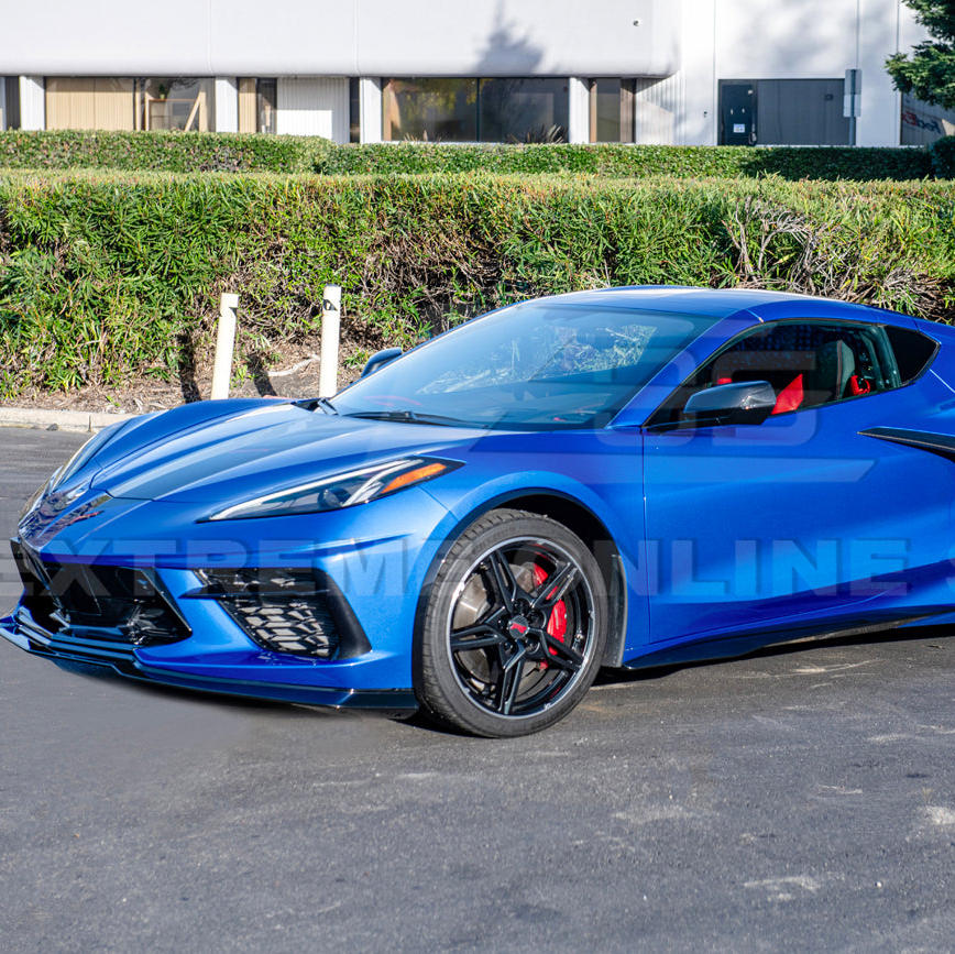 Chevrolet Corvette C8 Z06 Package Front Lip Splitter & Side Skirts