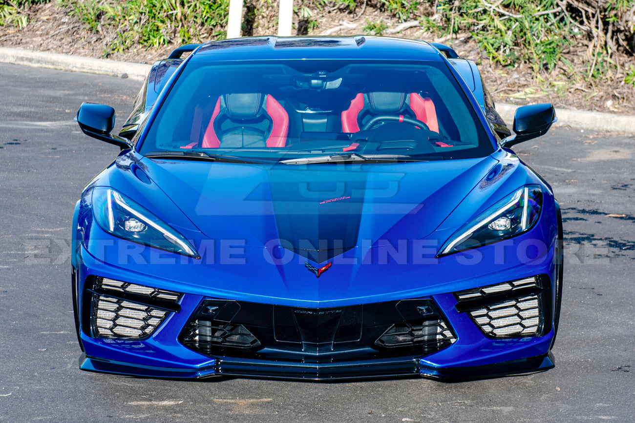 Chevrolet Corvette C8 Z06 Package Front Lip Splitter & Side Skirts