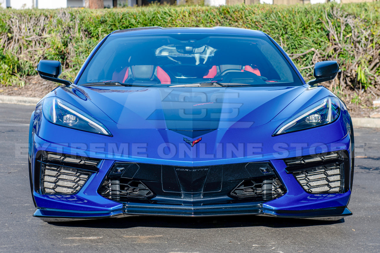 Chevrolet Corvette C8 Z06 Package Front Lip Splitter & Side Skirts